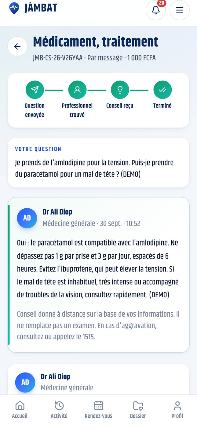 Conseils de santé